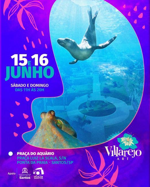 Festival de economia criativa e arte agita a Ponta da Praia de Santos no fim de semana