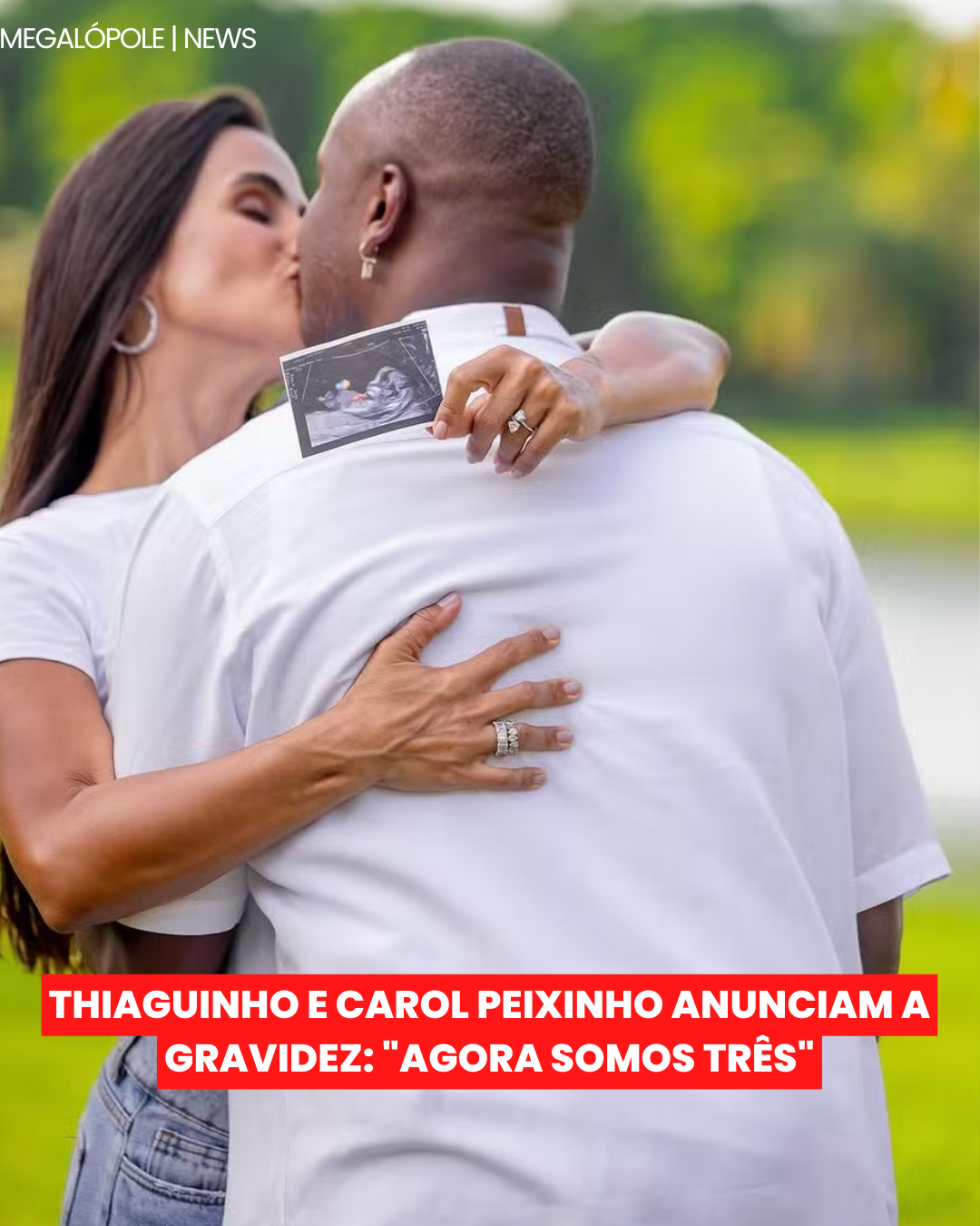 Thiaguinho e Carol Peixinho anunciam a gravidez: 