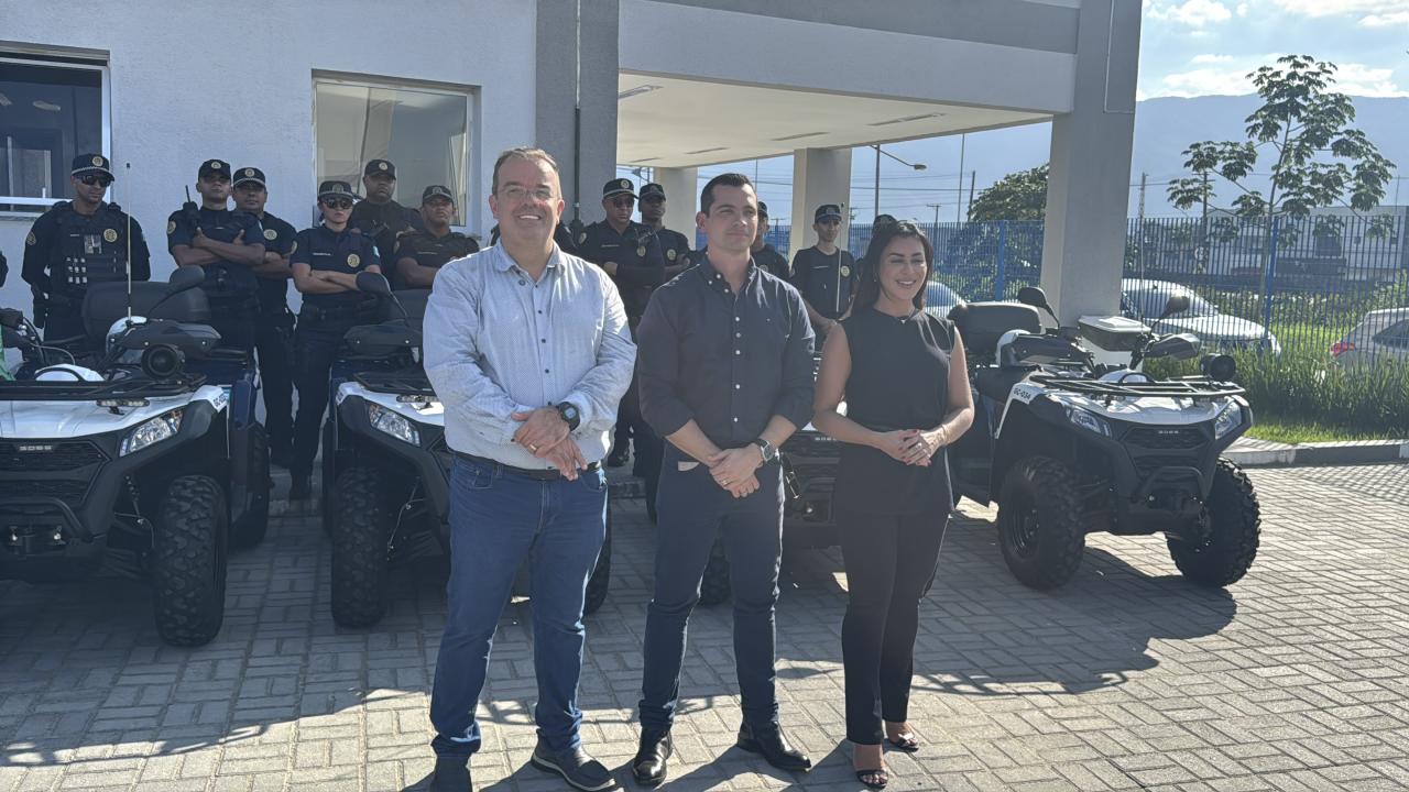 GCM recebe novos quadriciclos para reforço do patrulhamento nas praias de Bertioga