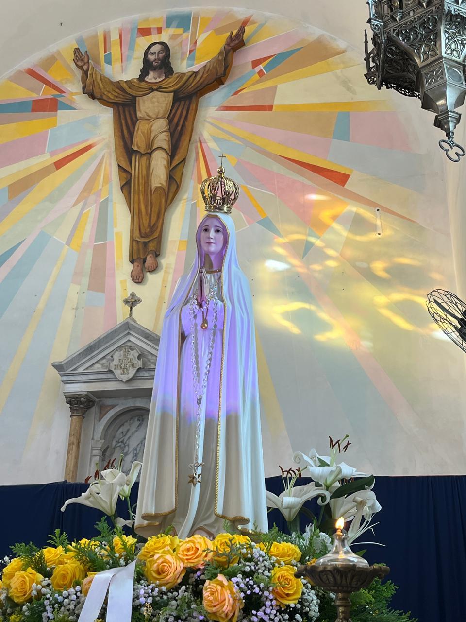 Últimos momentos: imagem Peregrina de Nossa Senhora de Fátima encerra sua visita ao Guarujá