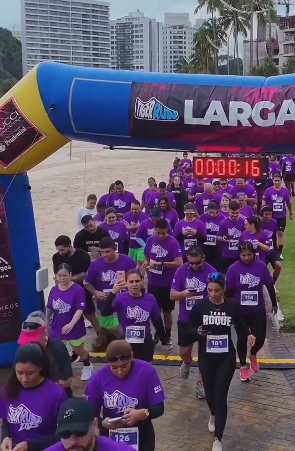 Guarujá recebe 190 pessoas na 2ª Edição do Treinão de Dia dos Pais