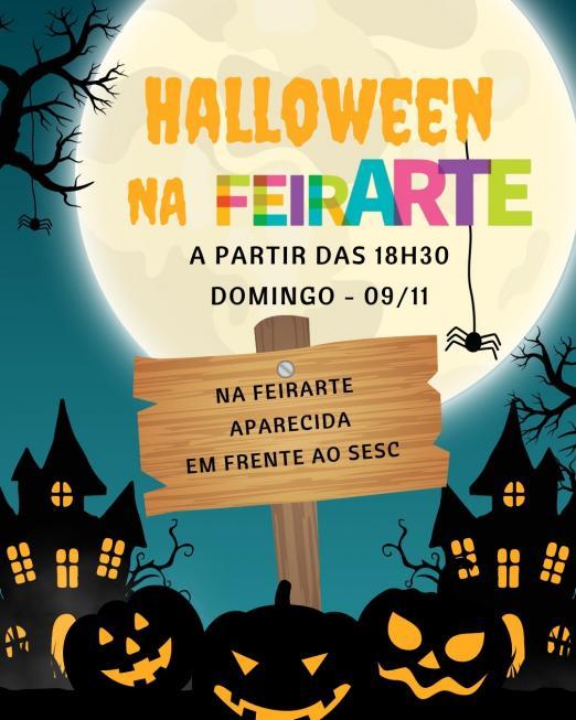 Halloween chega à mais tradicional feira de economia criativa de Santos