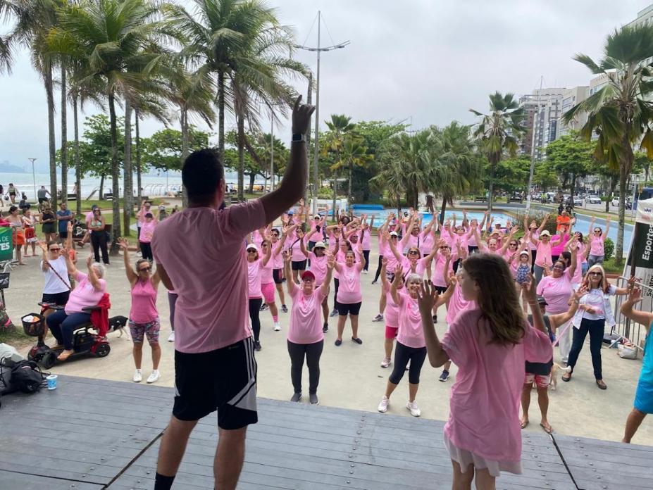 Movimento pela Vida em Santos reúne mais de 300 pessoas com esporte e conscientização