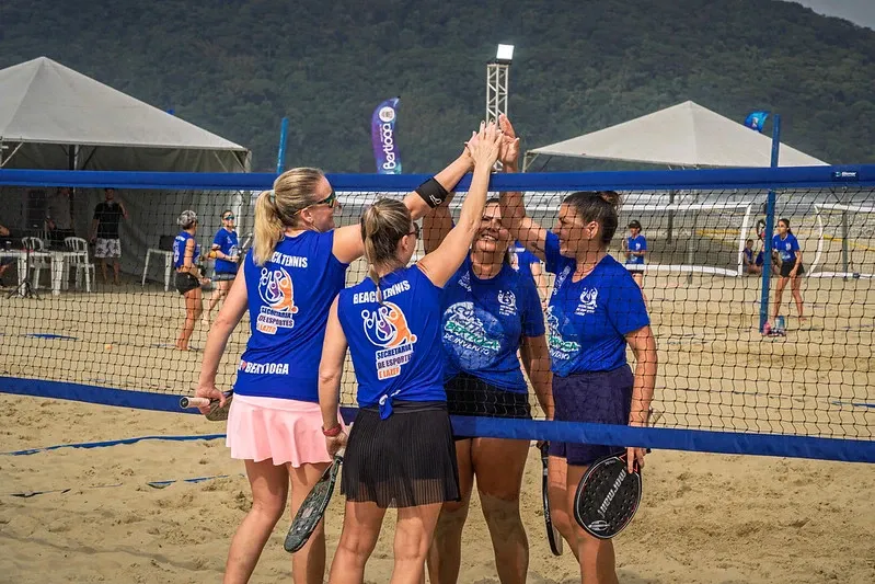 Torneio de Beach Tennis movimenta o Bertioga Verão é Top neste fim de semana